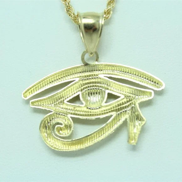 10k Gold Horus Eye Charm